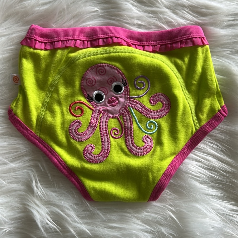ZOOCCHiNi 3-4 years organic cotton Training Underwear for Baby Girl